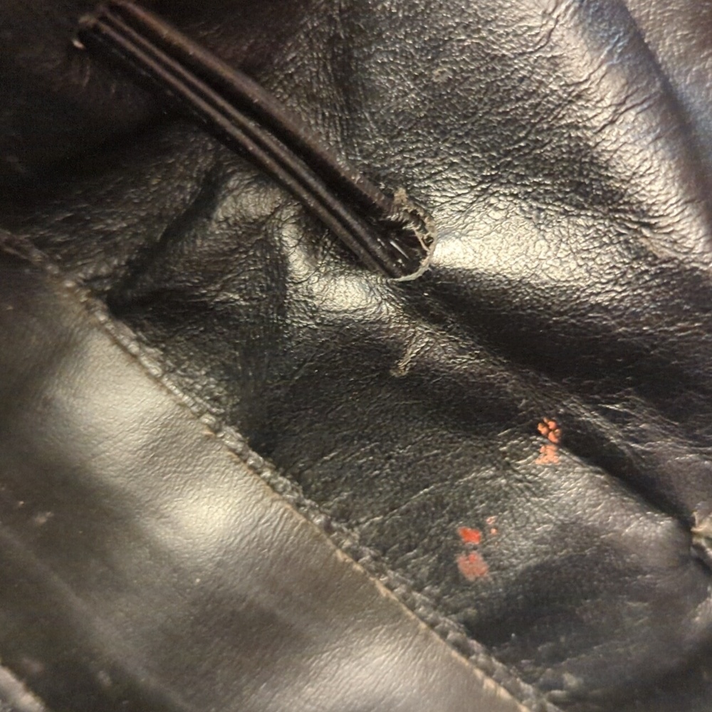 Leather Drawstring Bag - image 6